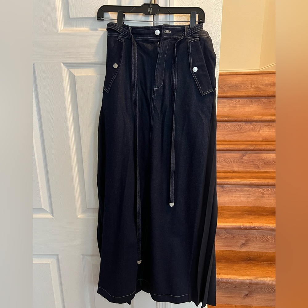 Navy Blue maxi skirt